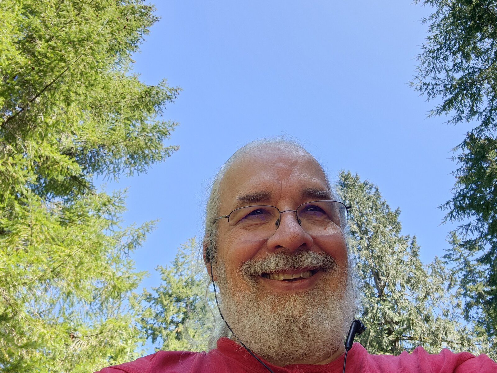 Steve LeVesconte from Cooper Point Lawn Care on site